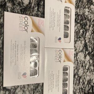 Color Street Hiss And Make Up nail strips. 3 packs available. New in packages